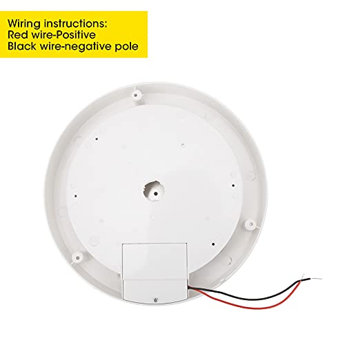 RV Boot Plafondlamp, LED Paneellamp met Switch Solar Power System voor Ship RV Keuken Dak Box 12V(Pure White) 3