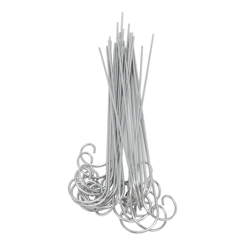 Tuin Plankenbord Haak, Plantenlabel houder, 30 stuks Plantenlabel Haakhouder Roestvrij stalen Tuin Markers Stake Plantenbord voor Bloem Pot Bonsai 200m m 3