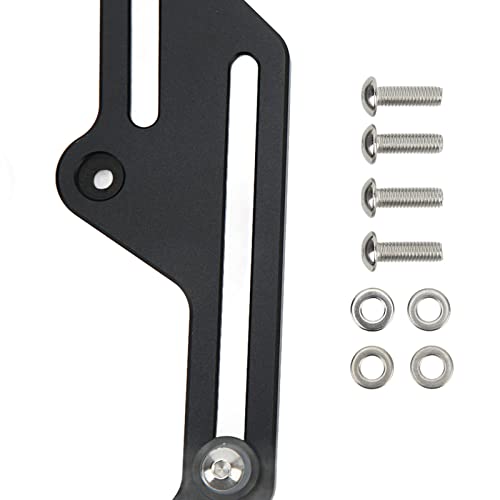 Motorfiets verstelbare windscherm Bracket Regulator Pair Geanodiseerd zwart Vervanging voor Tenere 700 XT700Z 2019 2021-Tenere 5