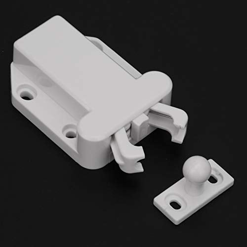 10 stuks witte schattige kever gevormde kabinetten deur rebounder kabinet Touch Release Latches duwen Open deuren magnetische sluitingen voor lade