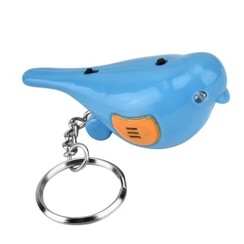 Key Finder geactiveerd door Whistle Tone met LED-licht, sleutelhanger met alarm, stemdetector voor autosleutels en meer, blauw 5