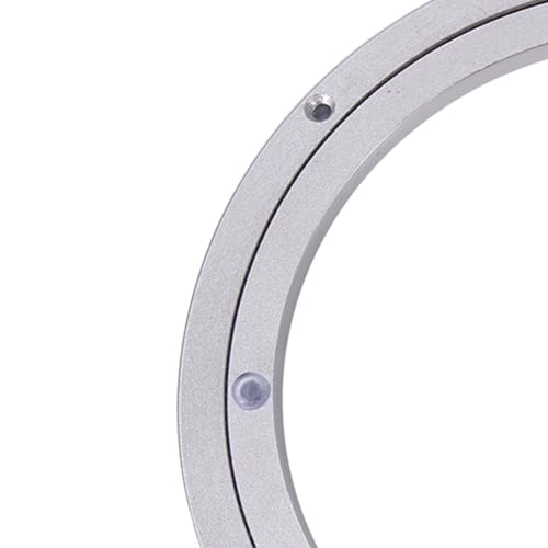 Tafellager draaiende plaat, zware dienst aluminiumlegering zwenkbare lagerplaat draaitafel ronde eettafel, draaibakbak, ronde tafellagers, tafelgereedschap 5