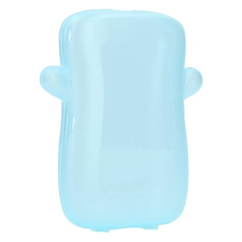 Knijpen Pouch houder Baby voeden pouch houder Baby Juice Box houder voor peuters (BLUE)
