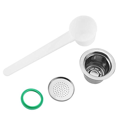 Navulbare Roestvrij stalen Koffie Capsule, Compatibel met Koffiezetapparaat, Herbruikbaar