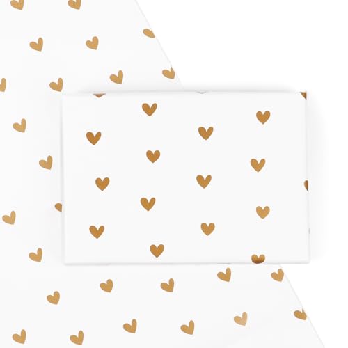 4 vellen cadeaupapier van 50 x 70 cm