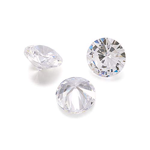 50st 3mm zijde Clear Cubic Zirconia Stenen Losse CZ Stenen Grade A Rhinestone Cabochons Crystal Diamond Kralen voor Nail Art Craft sieraden maken 4