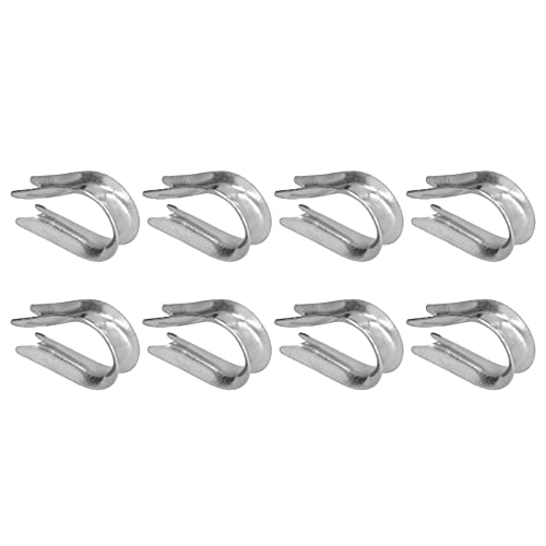 Verpakking van 50 draadkabelkokers Roestvrij staal Vingers Rigging Sailing Stocking M2 (2mm) (M3 (3mm))