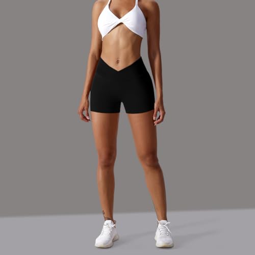 Vrouwen Gym Shorts Naadloze, High Waist Fiets korte shorts, Butt Lifting Shorts, Tummy Control Biker Yoga Sports Shorts, Geschikt voor workout hardlopen vrouwen 3