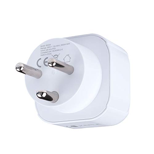 Denemarken DK Denemarken, Groenland Groenland Adapter Plug Travel Type J voor EU Europa Europees type C E F Socket Adapter voor Spanje Frankrijk Italië IT Duitsland Denemarken Griekenland Universal 3 Pin