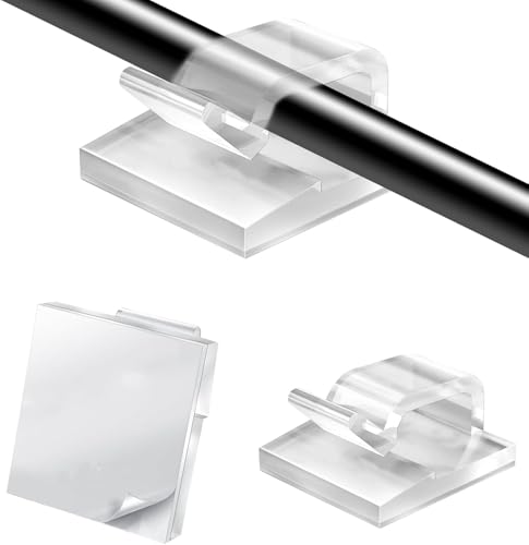 Pak van 60 Transparante Lichtkettingen, Self-Adhesive Hooks, Fairy Lights, Multifunctionele Bureau Kabelhouder, Outdoor Fairy Lights, Fixing Clips, voor Kabelbijlage, Lichte ketting