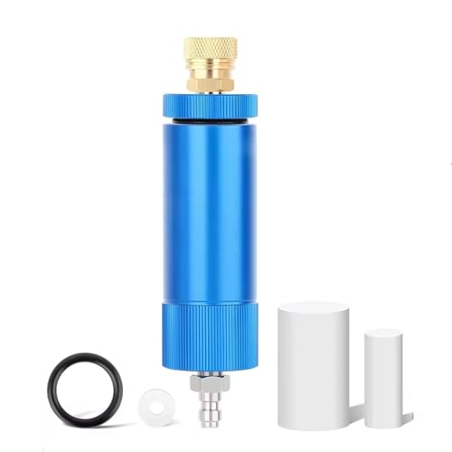 Luchtcompressor, filter, vochtval, olie, waterafscheider, regulator met interne en externe draad