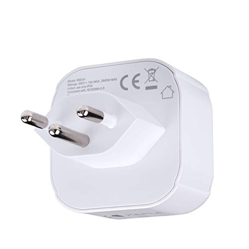 Zwitserland Zwitserland CH Adapter Plug Travel Type J voor EU Europa Europees Type C E F Socket Adapter voor Spanje Frankrijk Italië IT Duitsland Denemarken Griekenland Turkije Universal 3 Pin