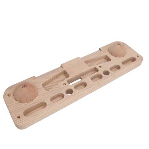 Houten hangplank Rock Klimplank, Fingerboard Klimmen met Ramps en Finger Holes, voor Familie- en Klimsporttraining
