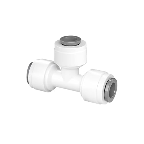 1Pcs T-type Quick Connect, Tee 5/16" Reverse Osmose Tubing Connector, voor waterzuiveraar en waterdispenser