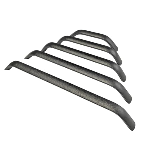 Arch Handle, Cabinet Handle voor Cupboards of Keuken/Badkamer Deuren, Gezandstraald, Gat Center: 160 mm, Lengte: 175 mm, Verpakking van 10, Matte Zwart 5