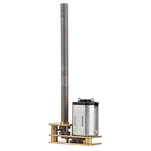 DC6 V/12 V Gear Motor met lange schroeven, draadmotor met elektronische aandrijving motorreductie motor voor automodel, robot, elektronische speelgoed en ambacht (12 V, 60 rpm)