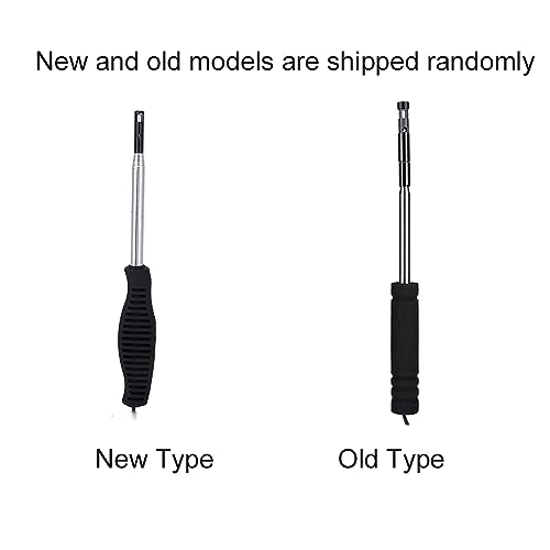 Draagbare digitale Hot Wire Windsnelheidsmeter Anemometer, 500 Data Storage, LCD backlight ontwerp, Ideaal voor buitenactiviteiten