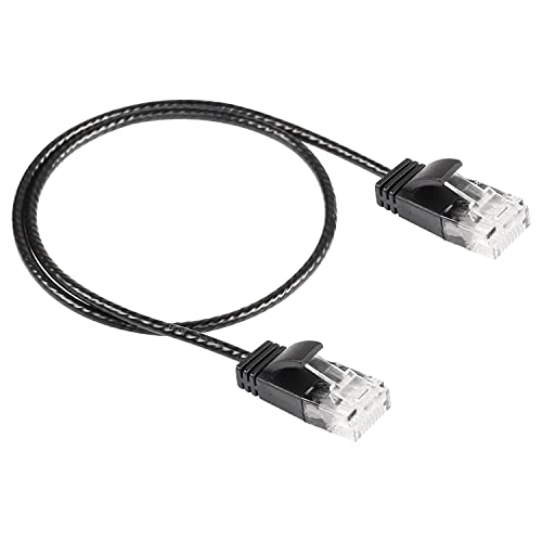 CAT6A Ethernet Kabel, High-Speed 10Gbit/s 500MHz Network Kabel, Soft PVC LAN Super Light Network Kabel, UTP Twisted Pair voor PC, Router, Modem, Printer, TV Box, PS5 (0,5m)
