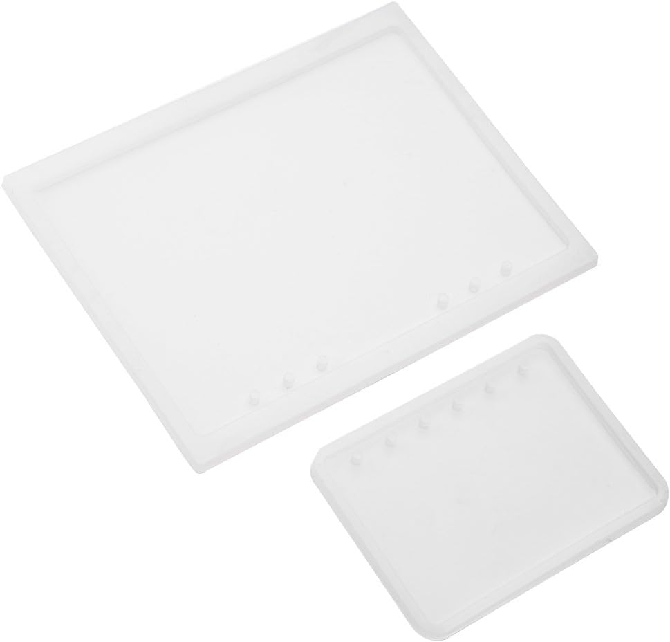 2st/set A5 A7 Notitieboek Vorm Siliconen Craft Making Mold Semi Transparant Mold voor DIY Epoxy Resin Crystal Notepad Cover
