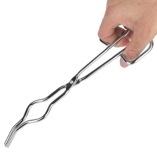 Crucible tang gieterij ijzer roestvrij staal kroes kit metalen afwerking gieten gereedschap kroes tang klemmen bekerhouder tang (250mm) 4