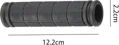 1 Paar 120mm Zwarte Fietsgreep Grips Non-slip Handgreep Grips TPR Rubber Fietsgreep Grips Schokbestendig Racefiets trekking fiets