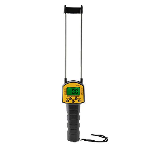 AR991 Digitale LCD Grain Moisture Meter, Handheld Humidity Tester, Water Content Analyzer met Meetsonde voor Tarwe Corn Rice Peanut Soja