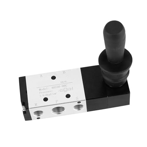 Handmatige luchtklep, 5 poort 3 positie Pneumatische klep 0~0,8Mpa Handleverventiel (4H230-08)