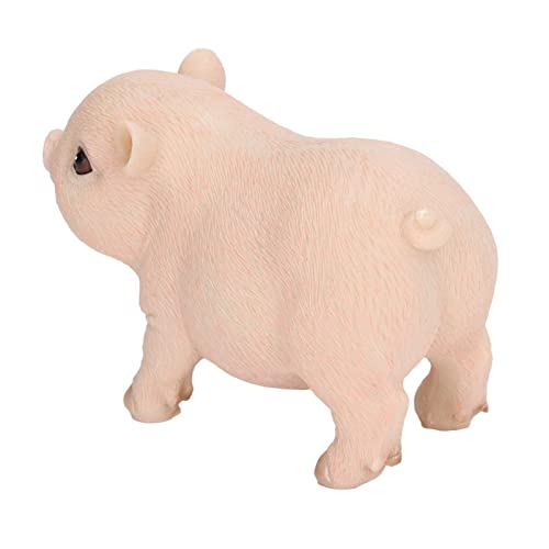 Tuin standbeeld van schattig varken, weerbestendig, Grote Gift Idee, Hars Pig Statue voor Outdoor, het toevoegen van vitaliteit aan Lifelike Modeling (Mini Pink) 5