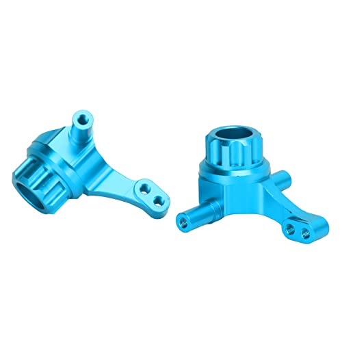 Tt02 Lenkungsset Aluminium Voorkant Knokkelarmen Stuurbeker voor Tt02 1/10 RC Auto-upgrade Delen Tt02 Achsschenkel,Vorne (BLUE)