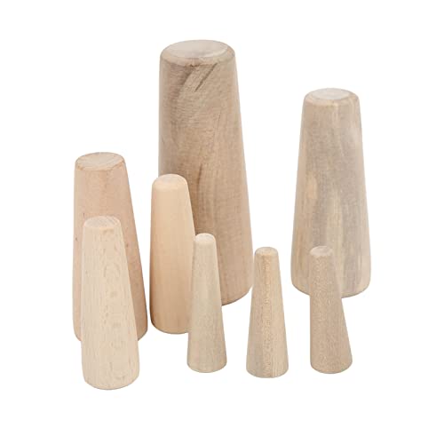 Tapered Wood Plugs 10Pcs Marine Taper Thru Hull Noodgeval Soft Wood Plugs Drain Plug For Boat Hunting Soft Wood Plugs 4