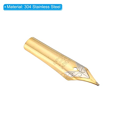 0,5-0,7mm Lijn Breedte Fontein Pen Spring Vervanging 10 Pack 304 Roestvrij stalen inkt druppels Kalligrafie Pen voor het tekenen van 2 kleuren 4