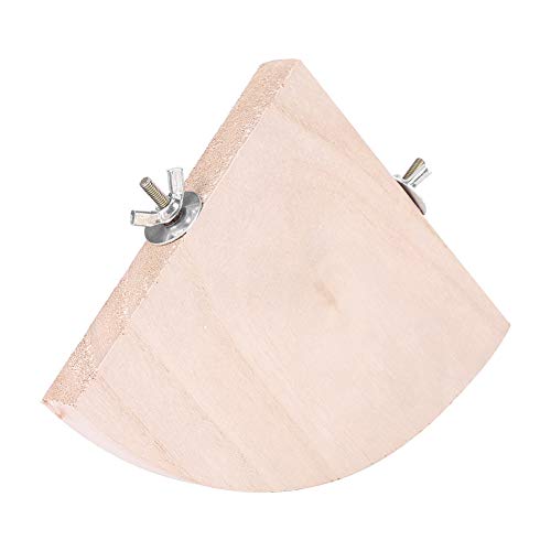 Vogel Platforms, 2 st Houten Stand Perches voor Parrot Cage, Pet Parakeet Parakeet Parakeet Speelgoed Hang Hamster Ventilator Vorm Afspelen 5