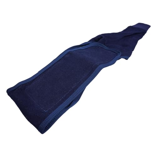 Honden Denim Anti-lick Beschermhoes Ademende Ondersteuning Brace met Magic Stickers voor het herstel van de voorbeenverwondingen en verstuikingen Beschermer Front Leg