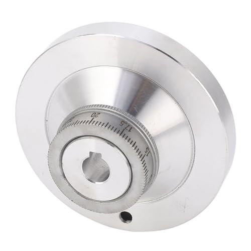 80mm Handwiel, draaibank Handwiel 80mm Aluminium Handwiel met Pendulum Handwielweegschaal Handwiel Machine Accessoires, Inbrengen Extractie Gereedschappen