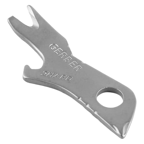 Sleutelhanger, multifunctionele sleutelhanger met flesopener, schroevendraaier en draadstripper, EDC-apparatuur en accessoires, grijs 3