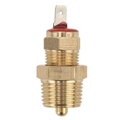 Koelventilator Thermostaatschakelaar voor auto, motor Radiator Koelventilator Thermostaat Temperatuurschakelaar 3/8in NPT Thread 185‐200°F voor 10 12 14 16in Ventilatoren