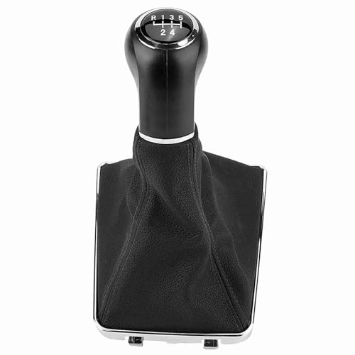 5 Speed ABS Gear Shift Knob lederen Gaater Boot Cover Black voor Astra GTC 05-10