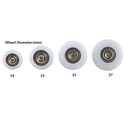 Vervangende Douche Deur Rollers Renners Wielen voor Badkamer keuken deur (19mm) 3