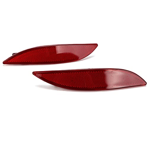Paar Rear Bumper Reflectors 265650004R Vervanging voor Megane III Fluence Reflective Lens Car Accessory