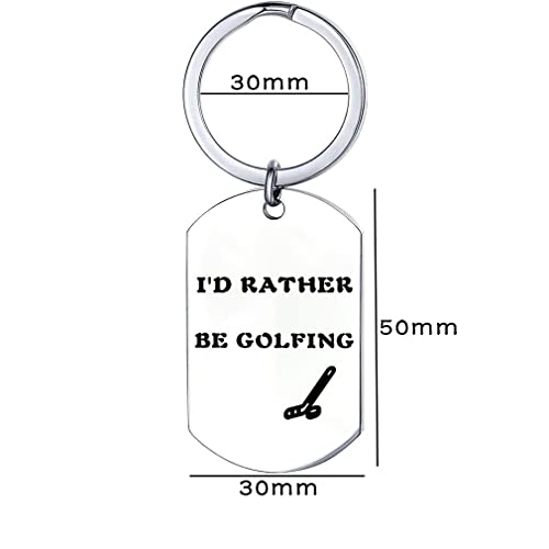 Grappig Golf Gift Golf Gift Gift Ik zou liever Golf Gift voor Vader Echtgenoot verjaardag Gift Vader's Day Gift, Silver, M, siliver