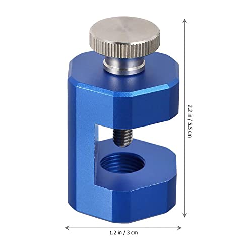 14mm Universal Precision Car Spark Plug Gap Tool,Billet Aluminium Spark Plug Caliper Threaded Spark Plugs (Blue)