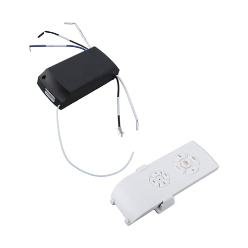 Afstandsbediening set voor plafondventilator, lange afstand, timing functie Perfecte vervanging Universeel ontwerp Duurzaam materiaal voor plafondventilator thuis 3