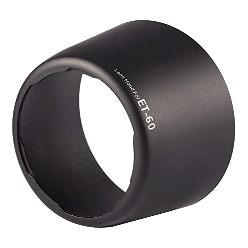 Sun Hood Black Professionele vervanging ET60 Lens Hood voor F/4-5.6 75-300mm f/4-5.6 USM voor