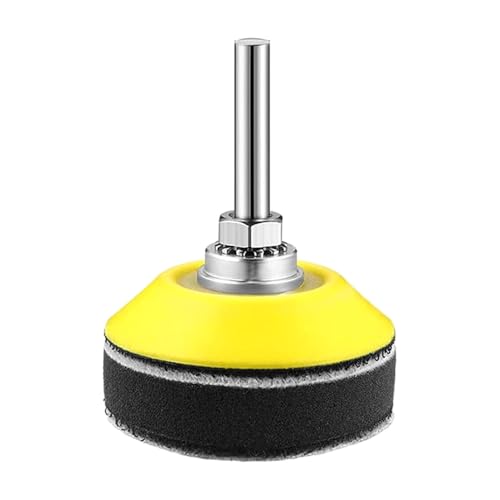 Zee 4 stuks Schuren Schuurschijven Pads Zachte Terug Velcro Pad voor 50mm Schuurschijven 1/4 Inch Shank Drill Bijlage Foam Layer Buffer Pad