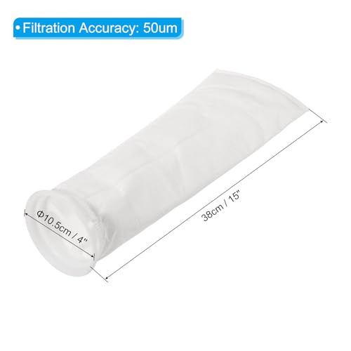 4 Inch Ring Filter Sokken, 3 Pack 50 Micron Mesh Tassen Zwembad Skimmer Mand