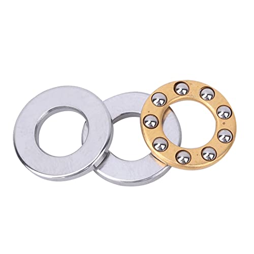 10 st. Miniatuur kogeldruklagers Hoge precisie vlakstaal lagers Set binnenwieldiameter Ca. 6mm voor onderhoud huishouden(F6-12M 6 * 12 * 4,5mm(10st))