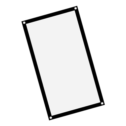 Witte Projectieschermen, Niet-kreuk Wit Projectorscherm, 16:9 Dikker Draagbaar Projectorscherm Opvouwbaar voor Buitenfilm, Kampen (-2610190065711) 5