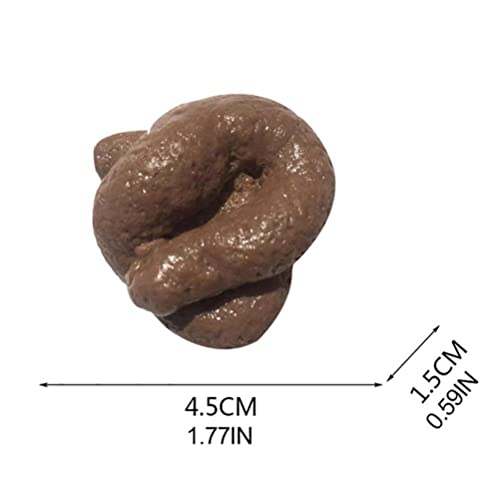 Joke Item Hondenpoep, Kunstpoep, Prank Item Realistische Turd Zwevende Poep Tricky Speelgoedpoep Pile Joke Item Cadeau speelgoed voor grap truc