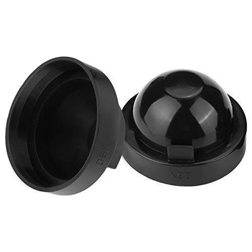 koplamp stofkap, 2 stuks PVC rubber 90mm rubber zwarte auto LED koplamp stofkap behuizing afdichting kap waterdicht zwart 4