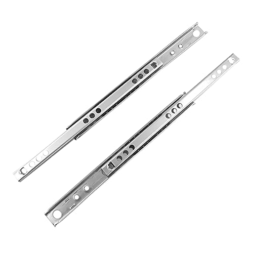 B17 mm Lade Dia's, 2 stuks Metalen Lade Dia's, Ball Bearing Lade Gidsen Rail voor Meubilair Lade Diepte (400 mm Lengte)